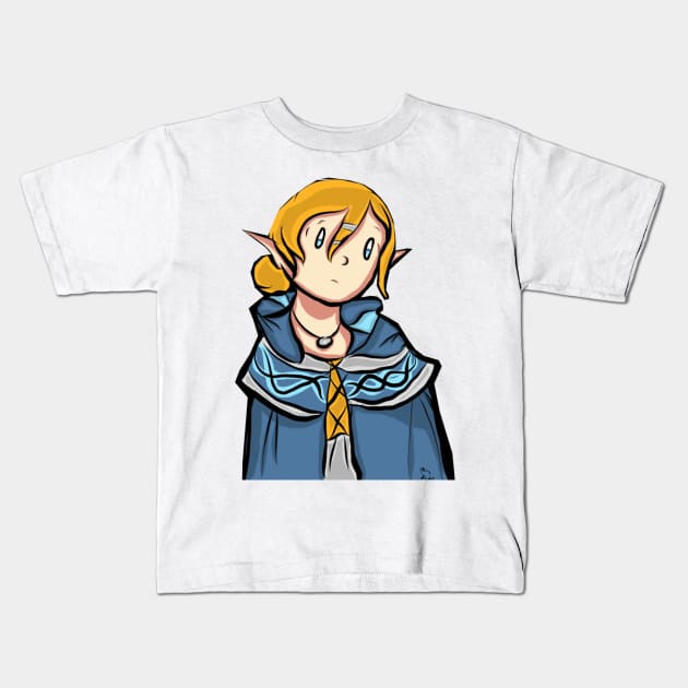 Dungeons and Dragons Character design Kids T-Shirt by Thedisc0panda
